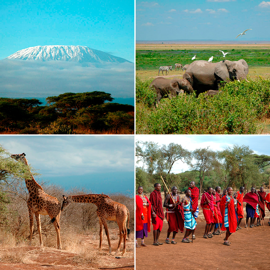 Посещение парка Амбосели и деревни масаев