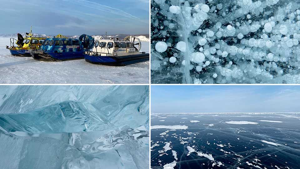 Путешествие на хивусах по льду Байкала